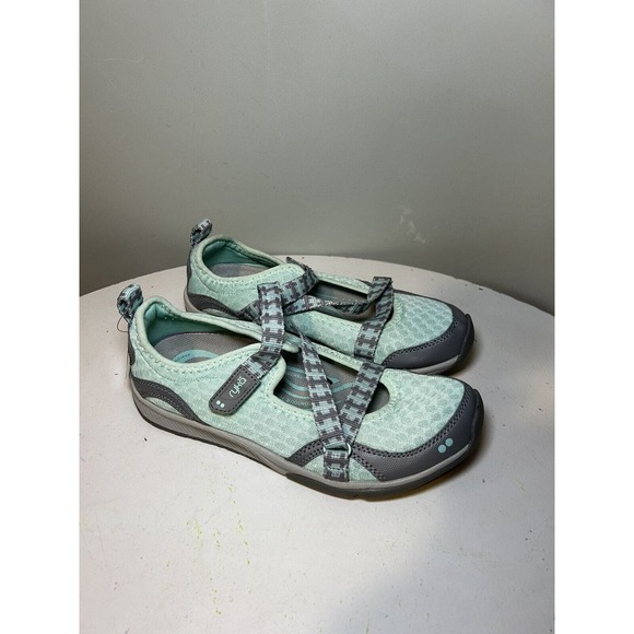 Ryka Kailee Adjustable Mesh Mary Jane Sneakers Shoes Mint size 6.5 Women’s - Picture 1 of 7